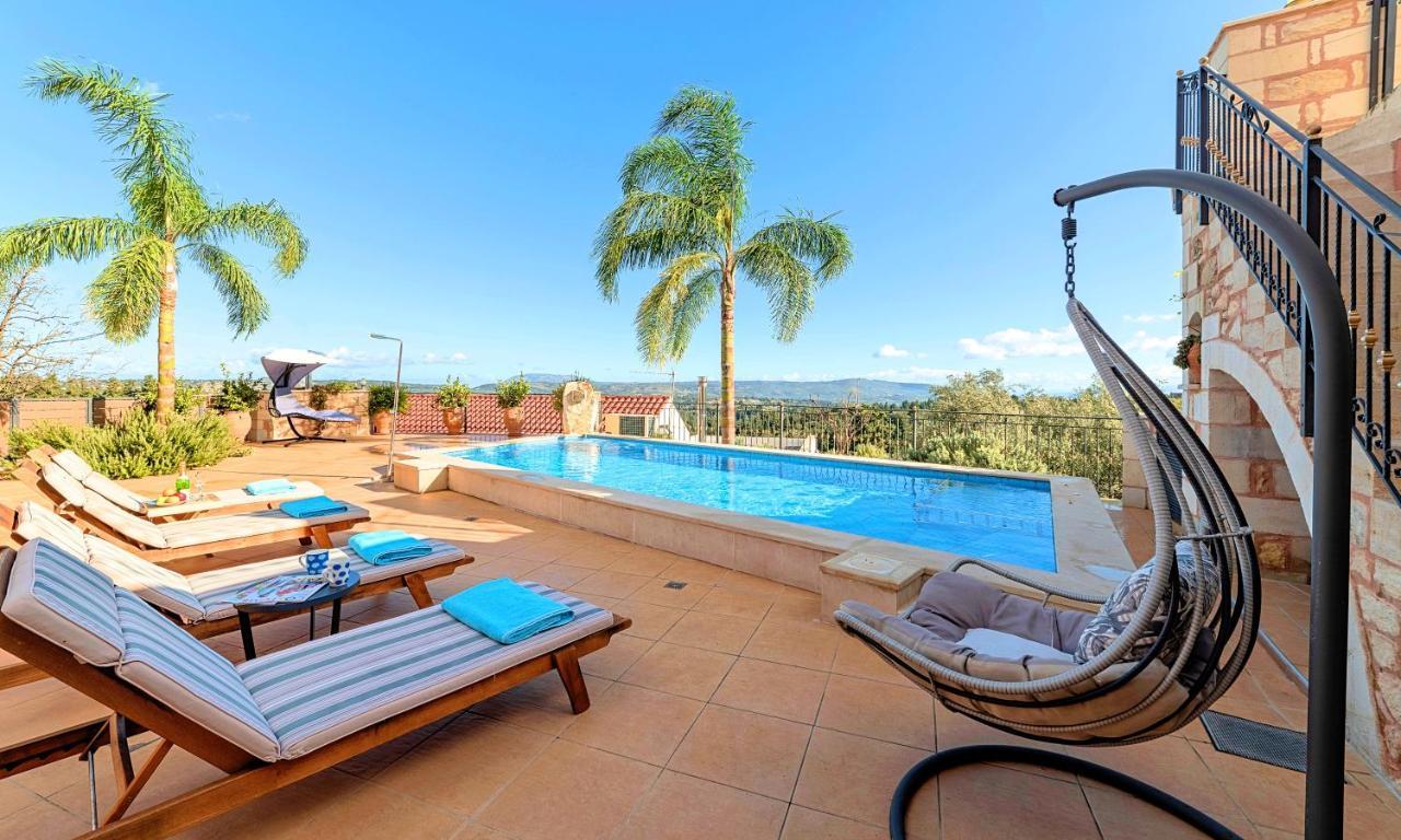 Steve Kois Villa Heated Pool Chania  Luaran gambar