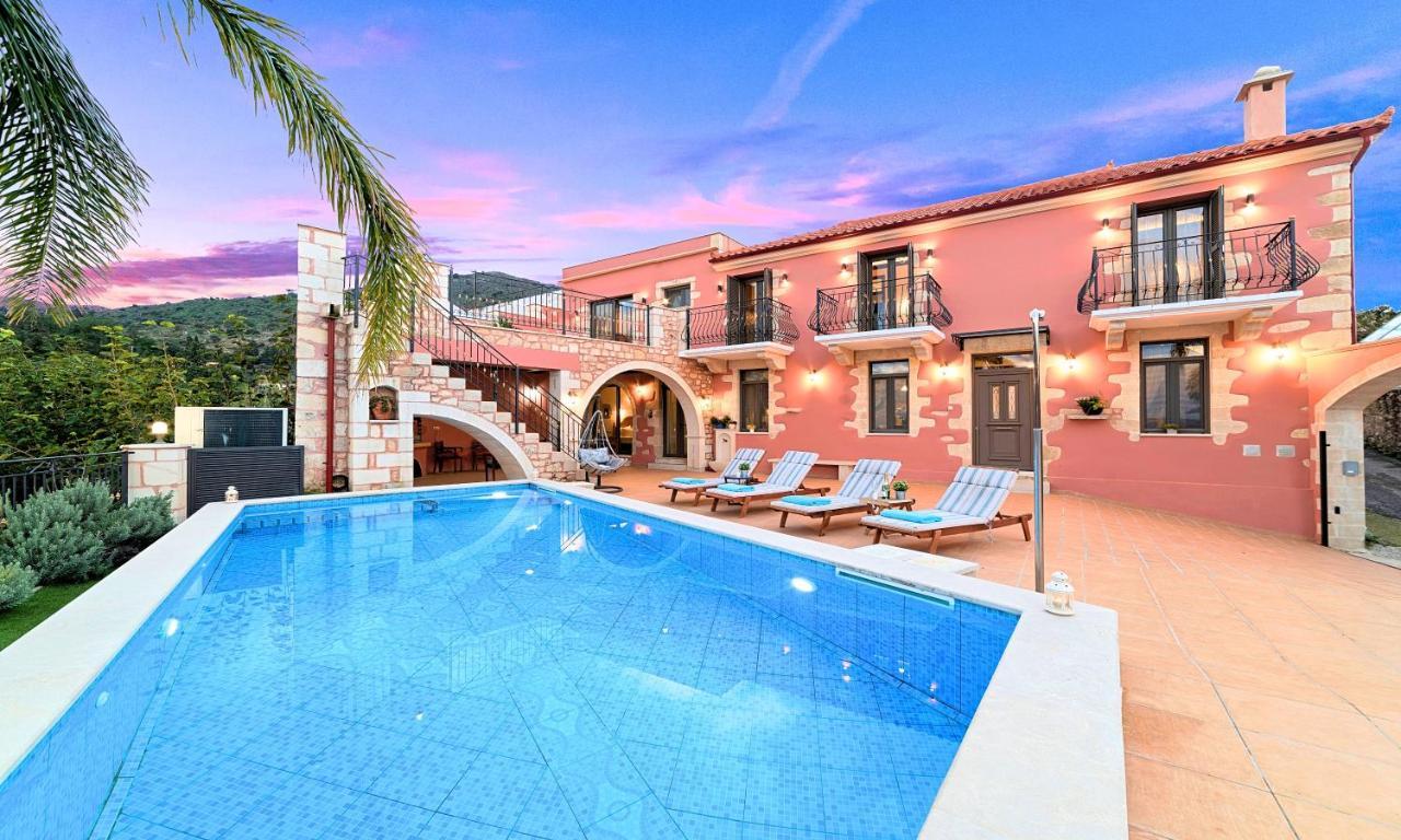 Steve Kois Villa Heated Pool Chania  Luaran gambar