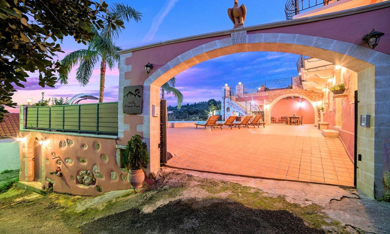 Steve Kois Villa Heated Pool Chania  Luaran gambar