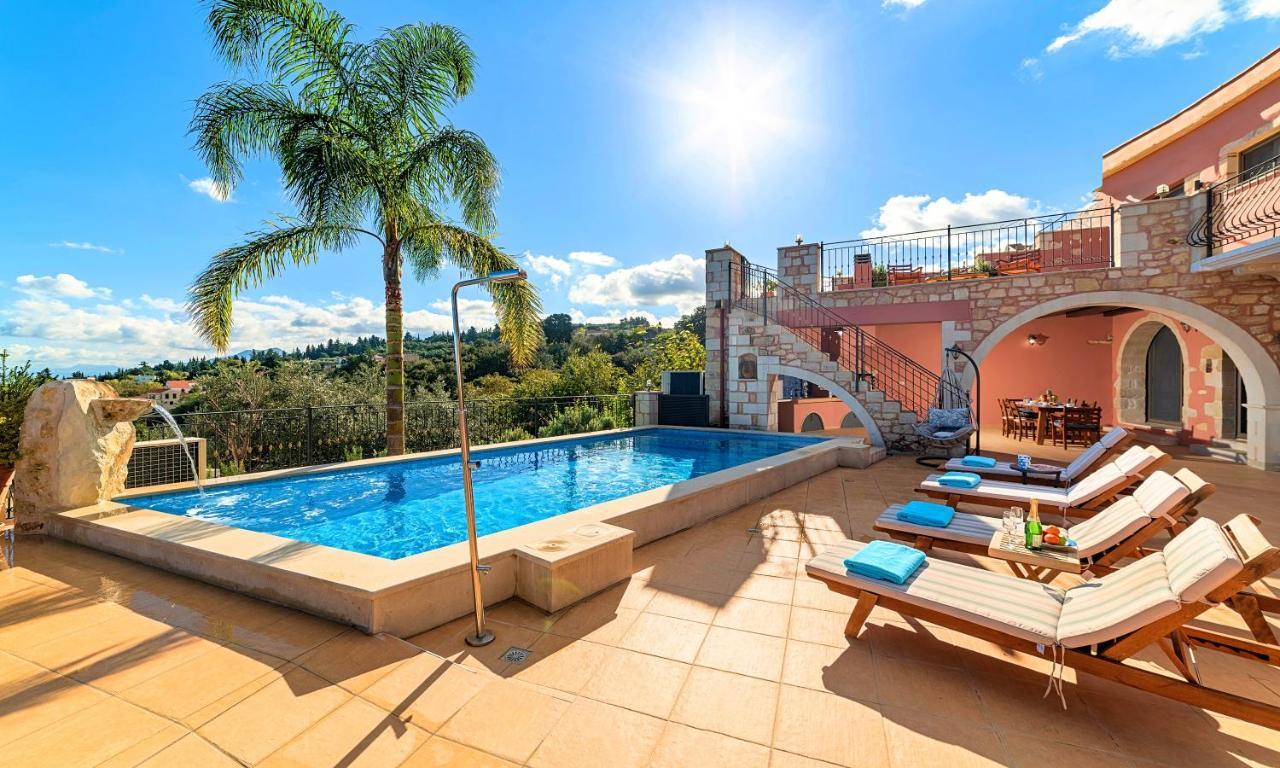 Steve Kois Villa Heated Pool Chania  Luaran gambar